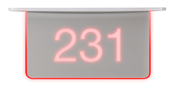 Табличка для коридора с информацией Crestron SSC-100-EL