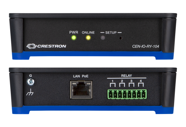 Проводной Ethernet-модуль с 4 релейными портами Crestron CEN-IO-RY-104