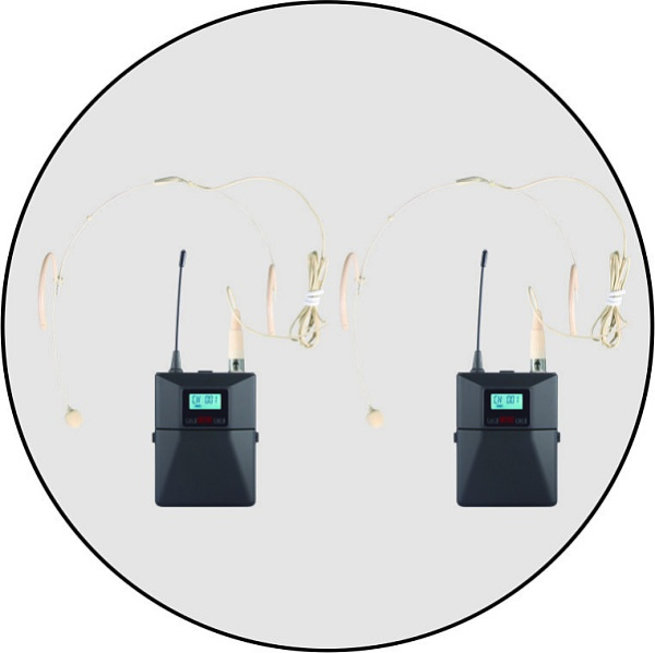 Радиосистема 2 головных микрофона itC T-521US 