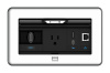 Механический лючок Crestron, серия FT2 FT2-202-MECH-PTL-AL