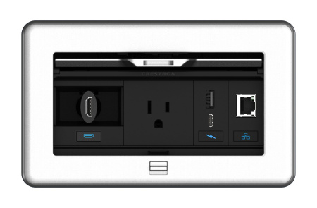 Механический лючок Crestron, серия FT2 FT2-202-MECH-PTL-AL