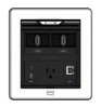 Система управления кабелями FlipTop™ серии FT2 Crestron FT2-500-ELEC-PTL-AL