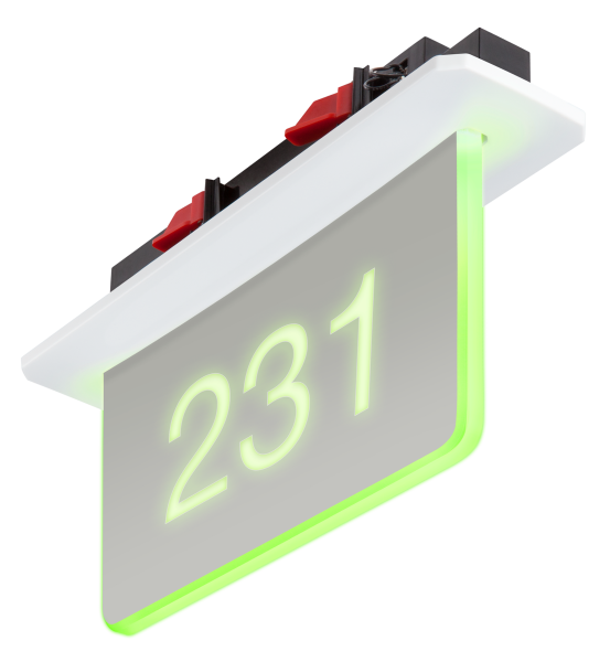 Табличка для коридора с информацией Crestron SSC-100-EL