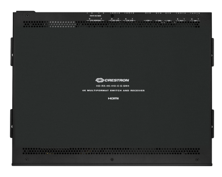 AV-коммутатор и ресивер с 4-портовым Ethernet-коммутатором Crestron HD-RX-4K-410-C-E-SW4