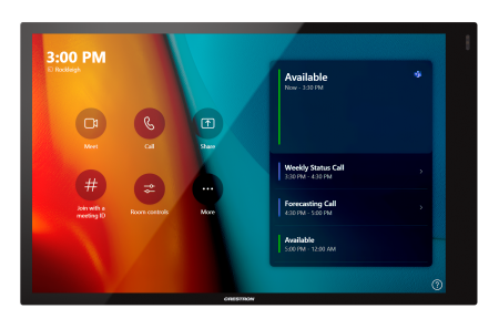 10,1-дюймовый настенный сенсорный экран Crestron TSW-1070-B-S 
