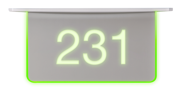 Табличка для коридора с информацией Crestron SSC-100-EL